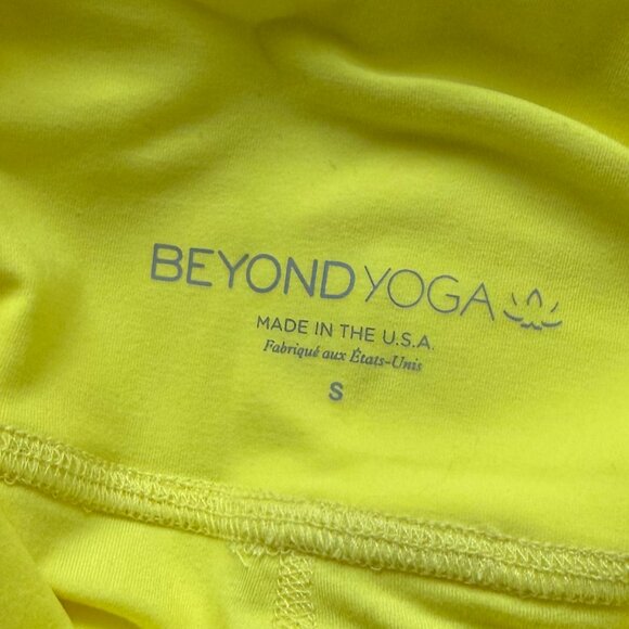 NWT Beyond Yoga Spacedye Caught In The Midi High Waisted Legging in Lemon Glow - Picture 4 of 8